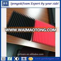 High quality customized acoustic foam panels / High density soundproofing foam with wedge/egg/pyramid shape